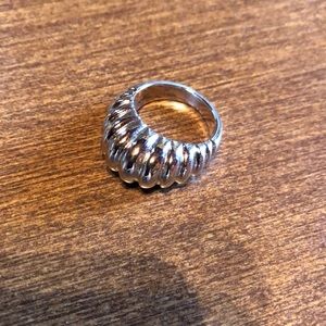 Silver Shrimp Ring